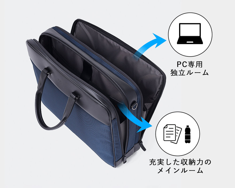 イズイット grid ビジネスバッグ B4 15.6インチ