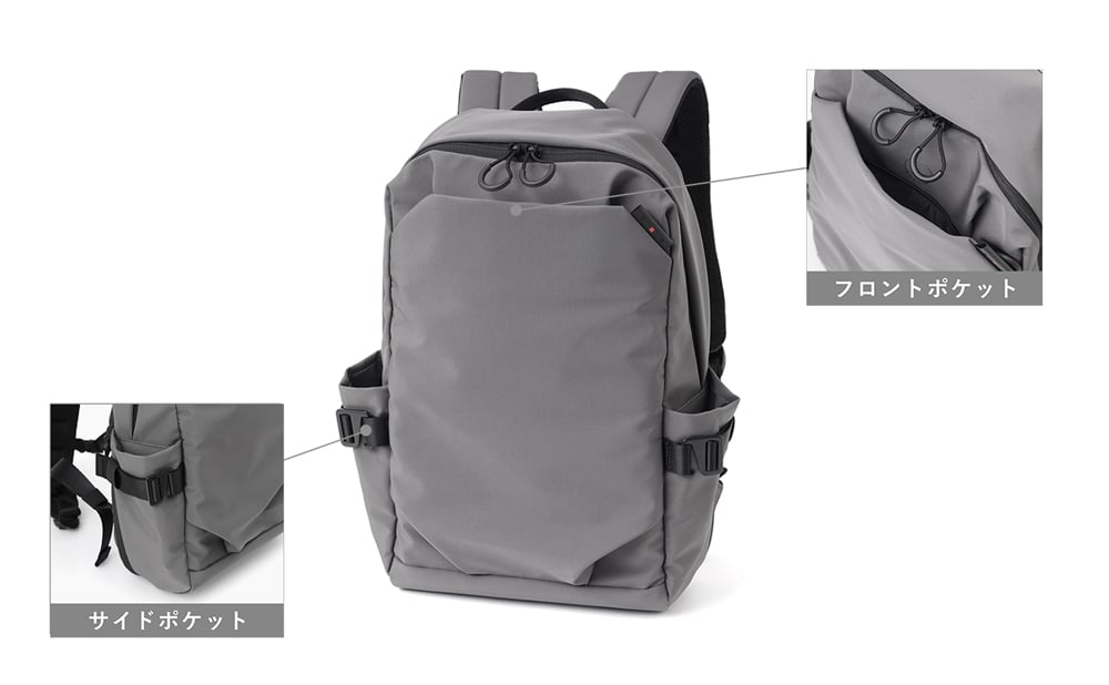 ループ リュック A4 セットアップ対応 スマホポーチ付属