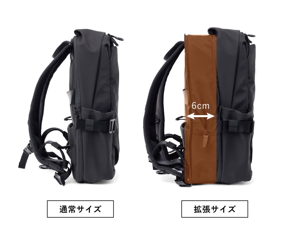 ループ リュック A4 セットアップ対応 スマホポーチ付属