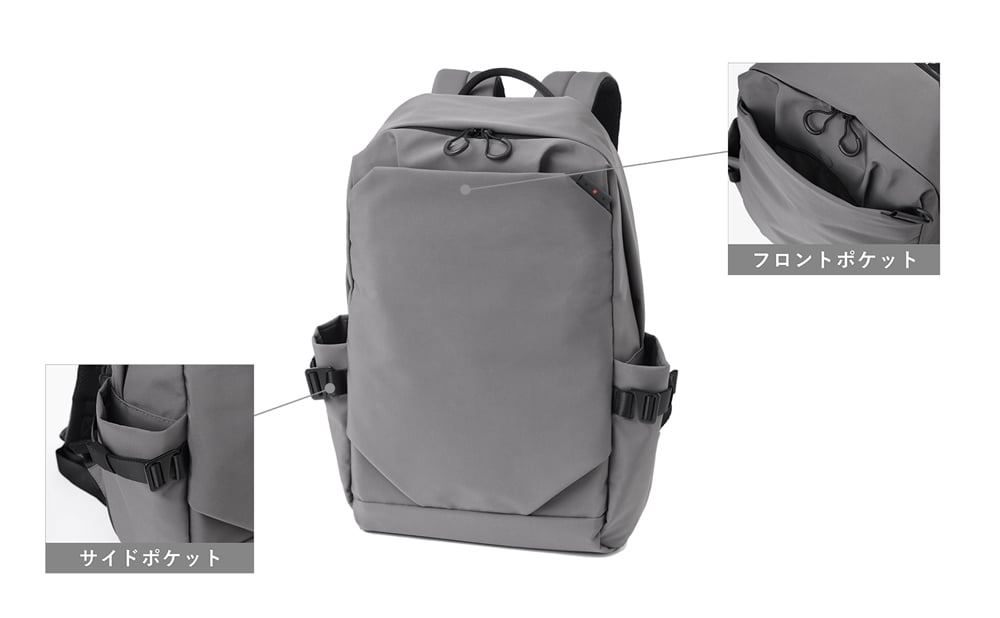 ループ リュック A4 セットアップ対応 スマホポーチ付属