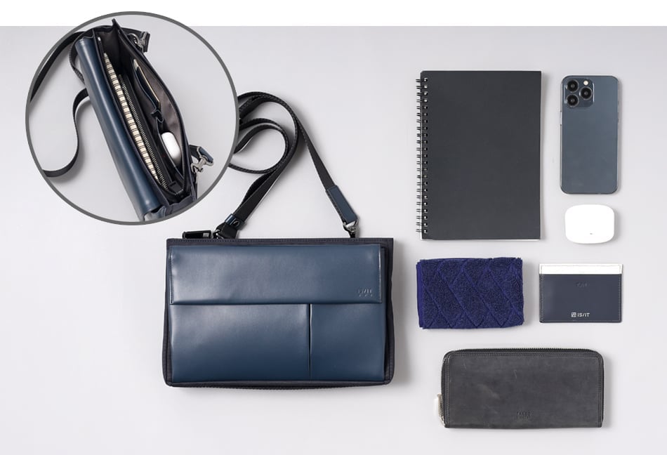 イズイット ミニット クラッチ兼用ショルダーバッグ