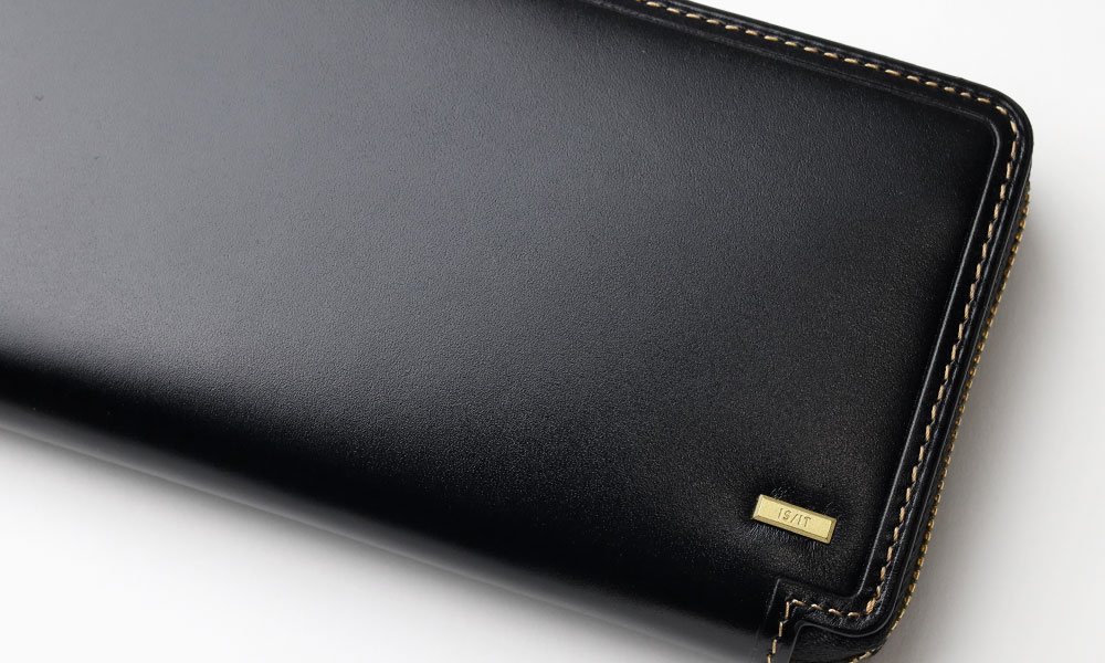 イズイット モノクロ ラウンドファスナー長財布 カード段14