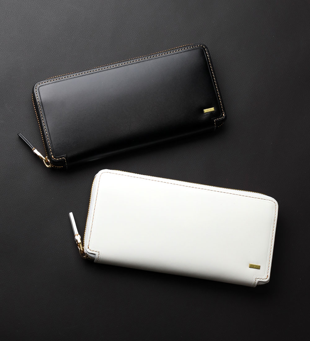 イズイット モノクロ ラウンドファスナー長財布 カード段14