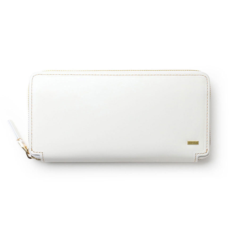 イズイット モノクロ ラウンドファスナー長財布 カード段14