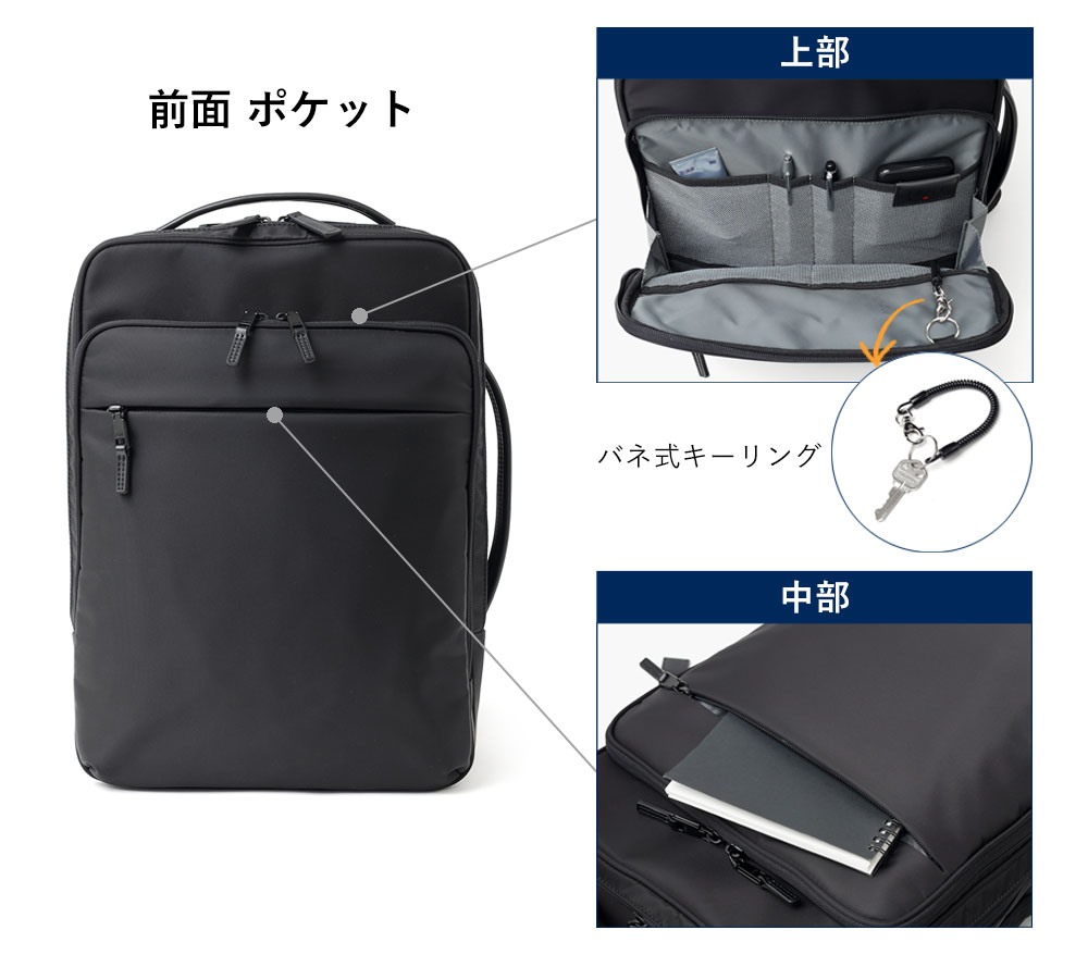 イズイット マイナビソリッド ビジネスリュック A4 セットアップ対応 サコッシュ付属