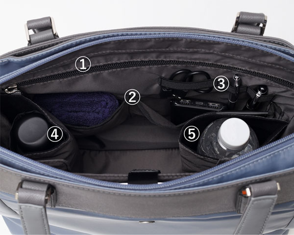 イズイット ニーナ トートバッグ A4 縦型 セットアップ対応