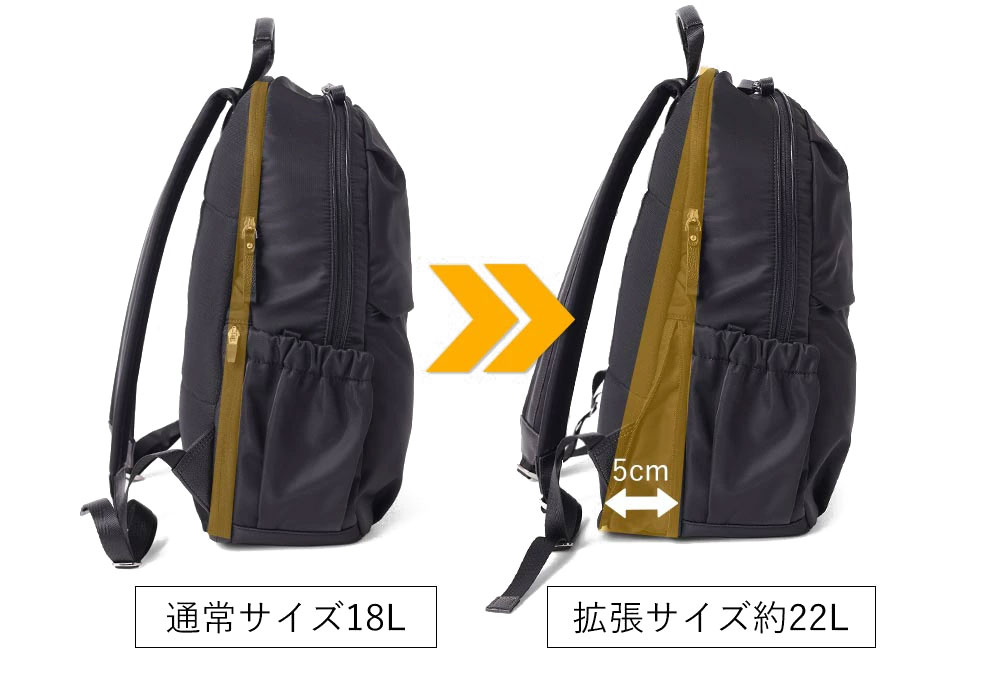 イズイット ニュアンス リュック A4 15.6インチPC対応 エキスパンダブル