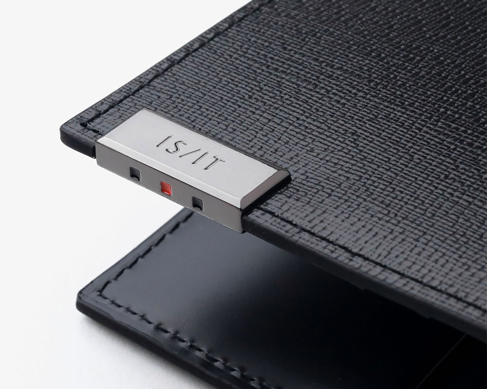 イズイット パーカー 二つ折り財布 純札 カード段6