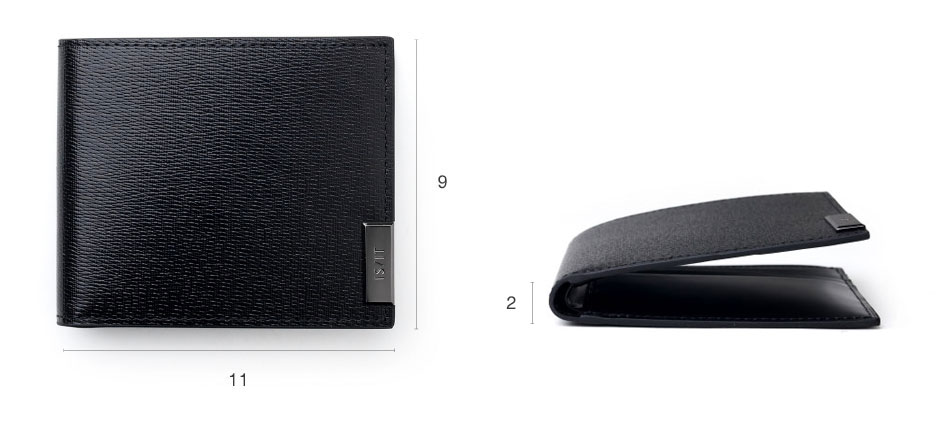 イズイット パーカー 二つ折り財布 純札 カード段6