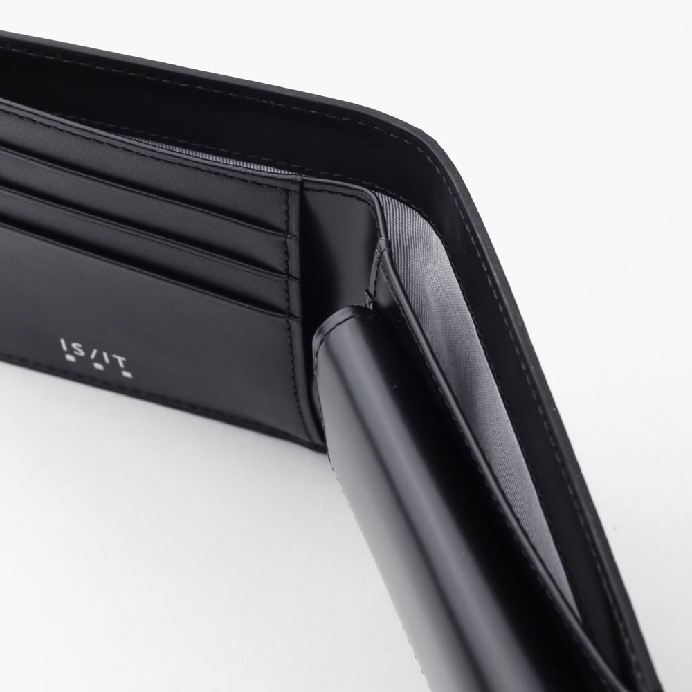 イズイット パーカー 二つ折り財布 カード段3