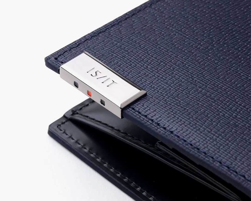 イズイット パーカー 二つ折り財布 カード段3