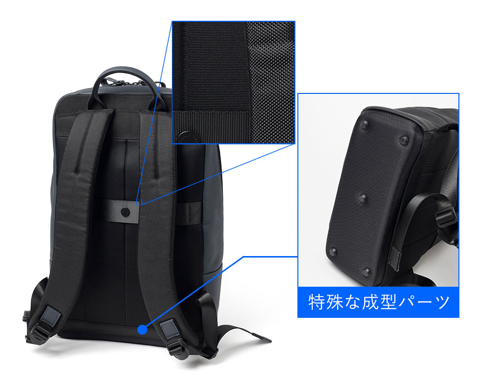 
イズイット プロ ビジネスリュック B4 セットアップ対応 オーガナイザー付属