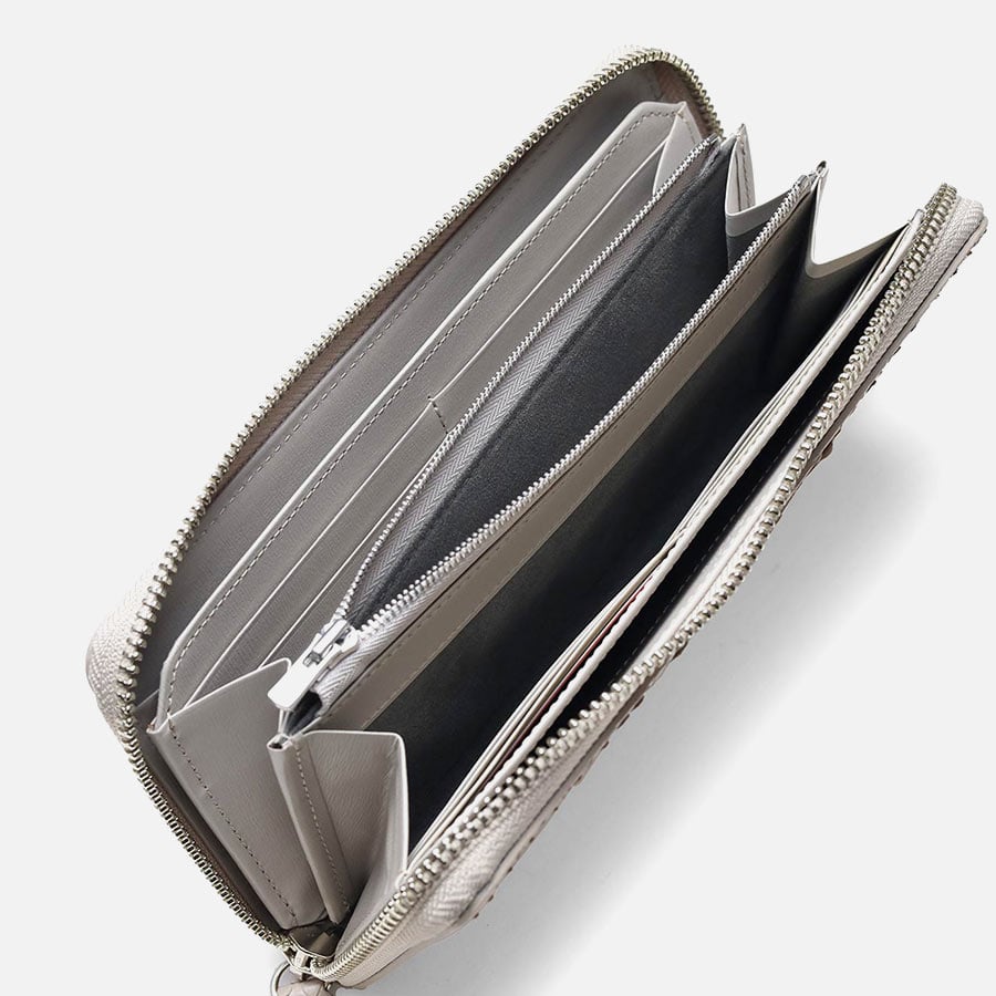 イズイット パイソン ラウンドファスナー長財布