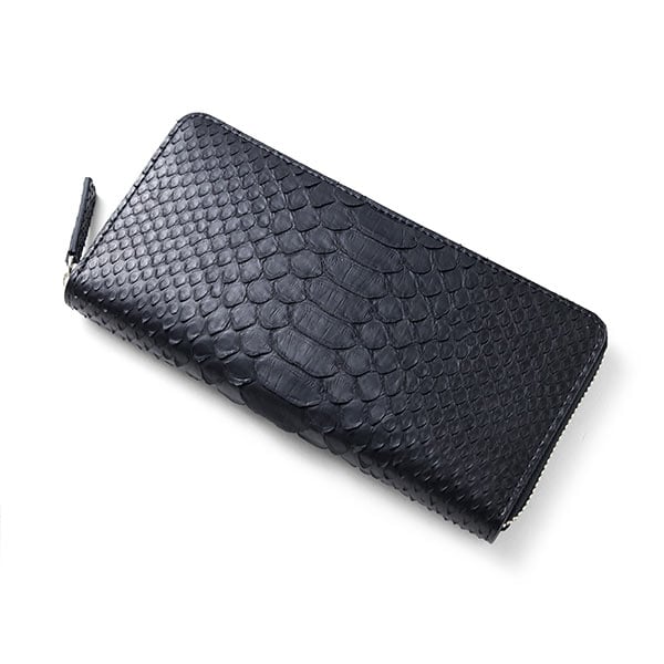 イズイット パイソン ラウンドファスナー長財布