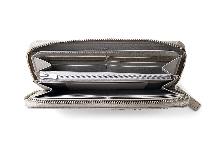 イズイット パイソン ラウンドファスナー長財布