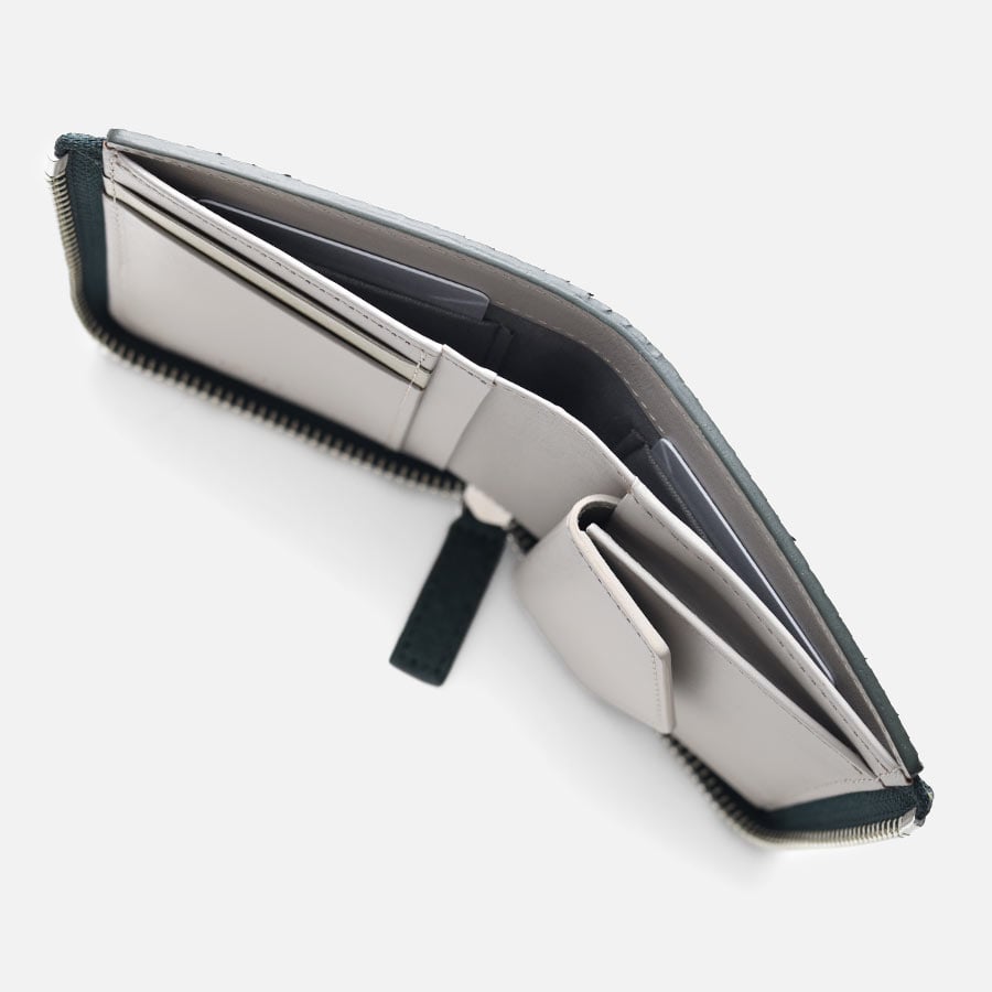 イズイット パイソン L字ファスナー二つ折り財布