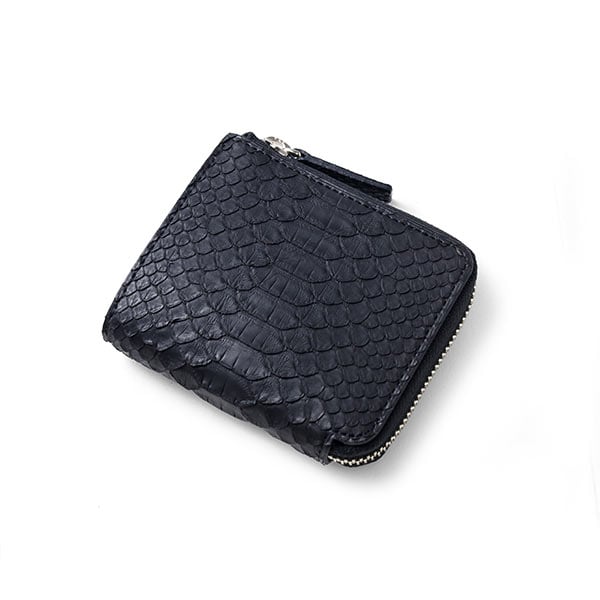 イズイット パイソン L字ファスナー二つ折り財布