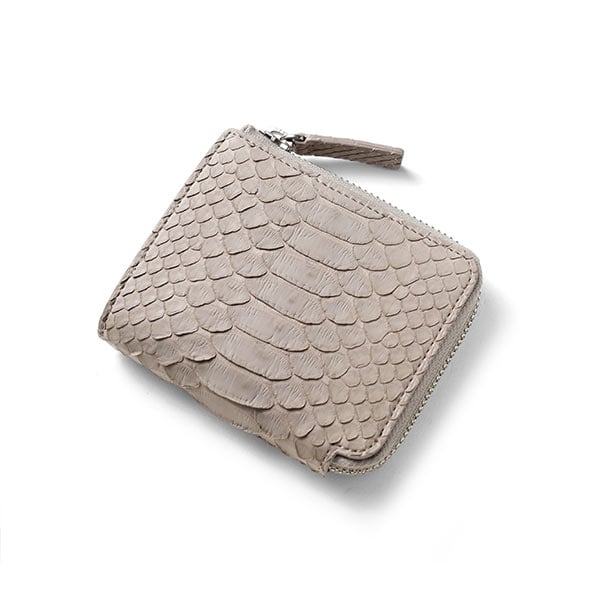 イズイット パイソン L字ファスナー二つ折り財布