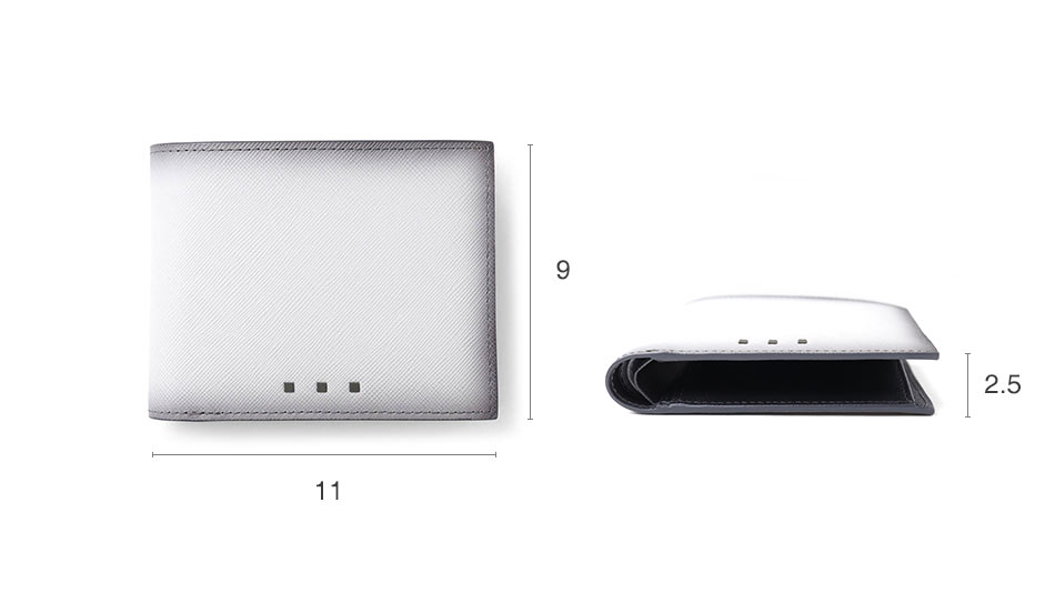 イズイット シャドー 二つ折り財布