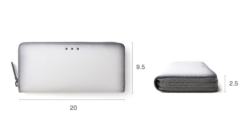 イズイット シャドー ラウンドファスナー長財布