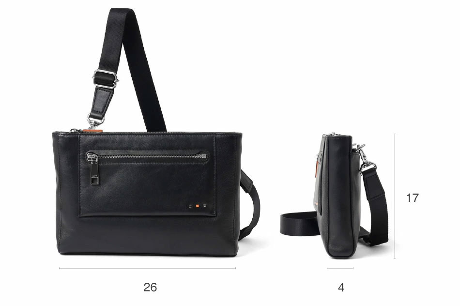 イズイット スペア レザークラッチ兼用ショルダーバッグ 2WAY