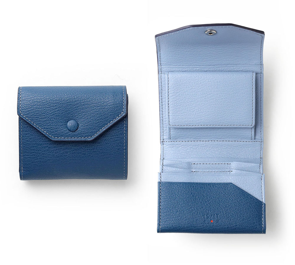 イズイット シュリー 二つ折り財布 BOX型小銭入れ カード段7