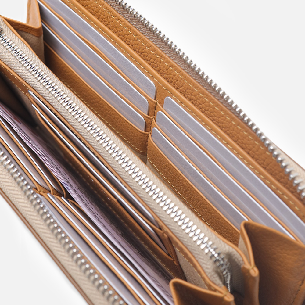 イズイット タンド L字ファスナー長財布 カード段14