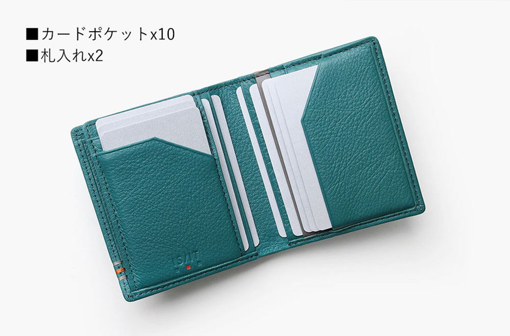 イズイット テンダー 二つ折り財布 純札 カード段10