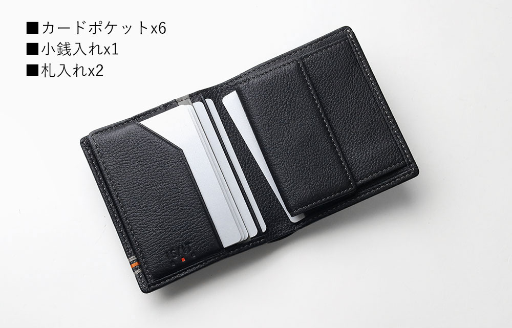 イズイット テンダー 二つ折り財布 カード段6
