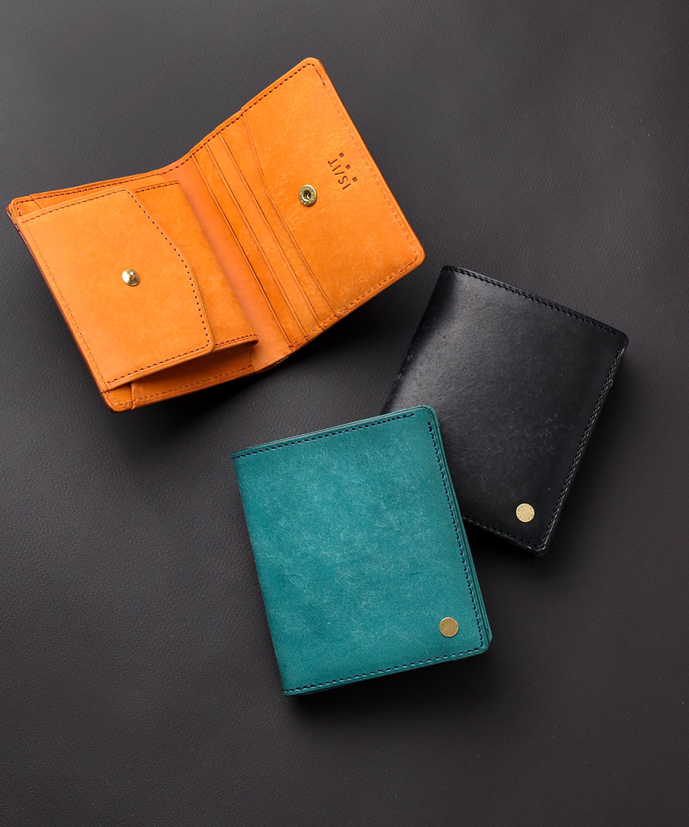 イズイット トスカーナ 二つ折り財布 マグネット式小銭入れ カード段8