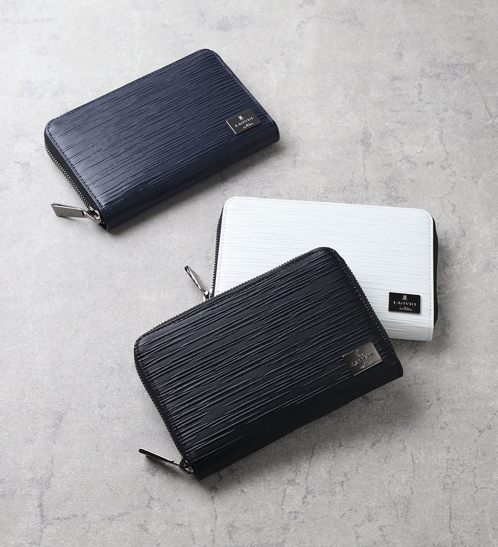 ランバン オン ブルー アドニス セミ長財布 カード段9