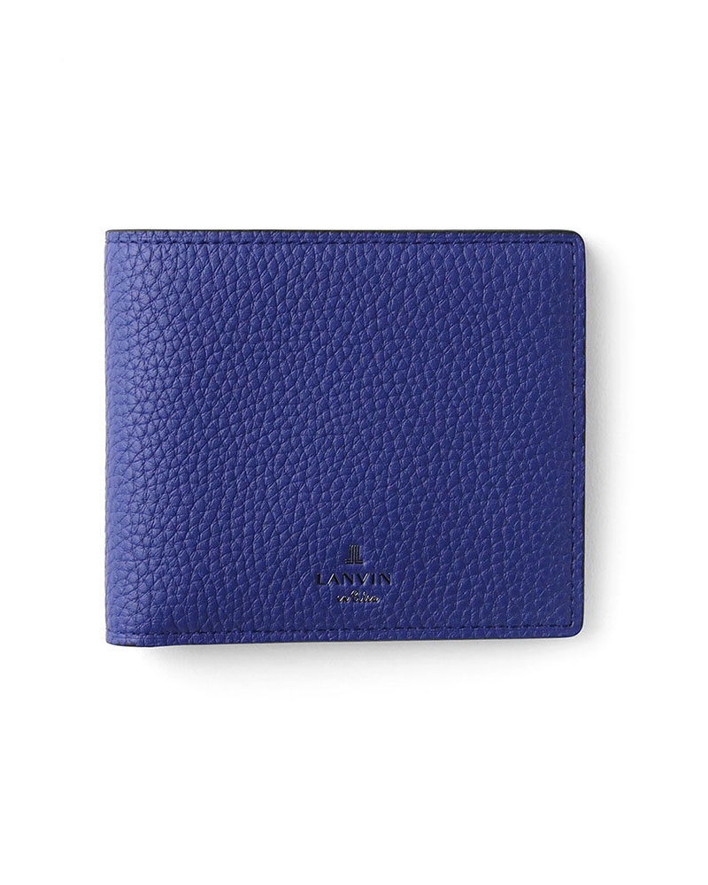 ランバン オン ブルー モル 二つ折り財布 純札 カード段6