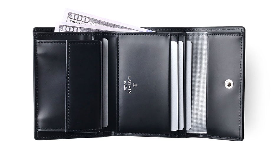 ランバン オン ブルー モル 三つ折財布 カード段2