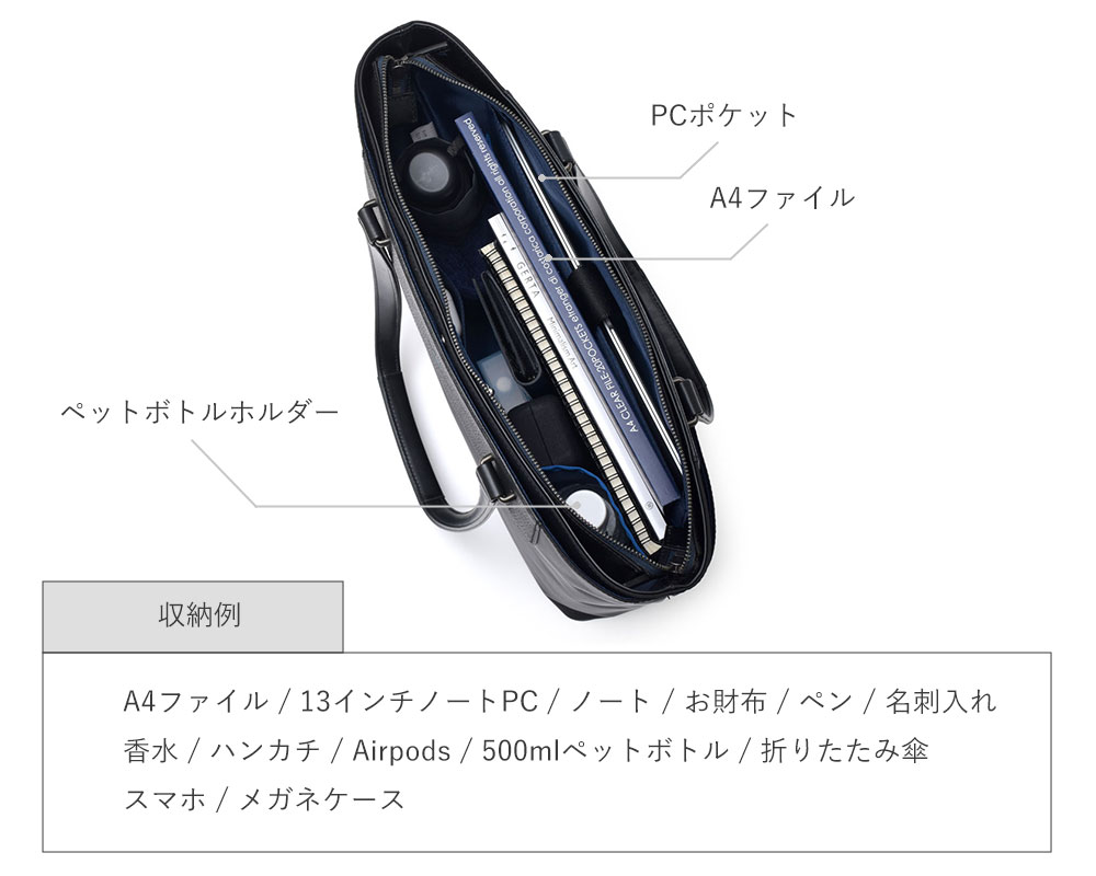 ランバンオンブルー リッパ― トートバッグ A4