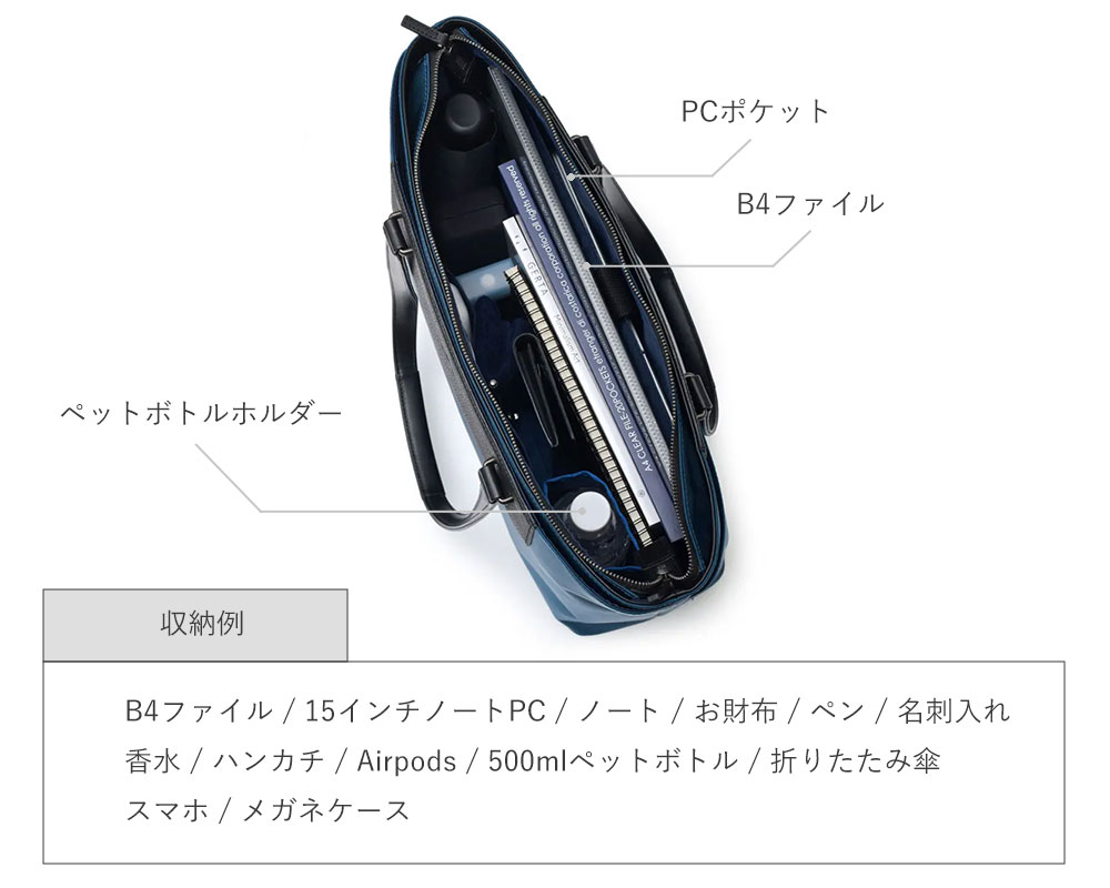 ランバンオンブルー リッパ― トートバッグ B4