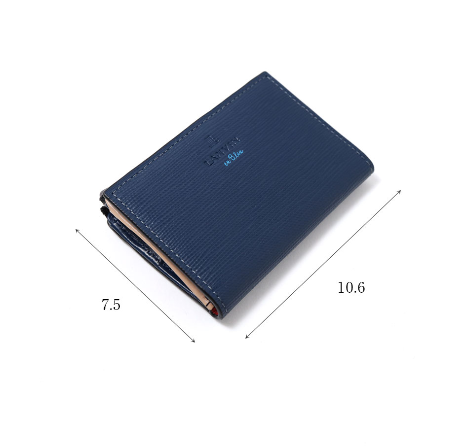 LANVIN en Bleu / ランバン オン ブルー スタンパ カードケース兼用