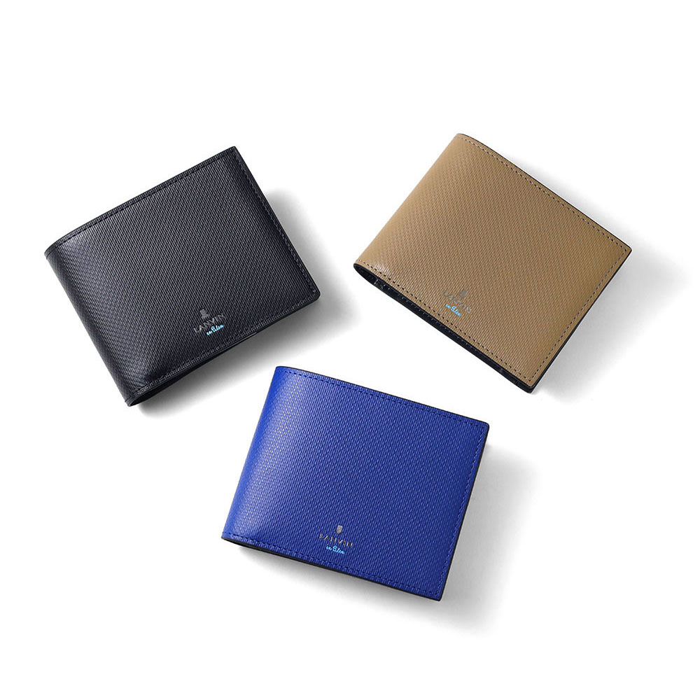 ランバン オン ブルー ワグラムII 二つ折り財布 中ベラ付き カード段7