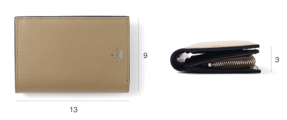 ランバン オン ブルー ワグラムII セミ長財布 カード段10