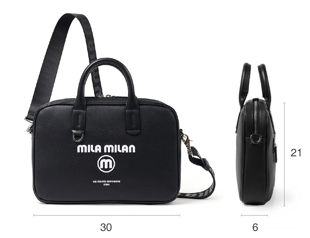 ミラ・ミラン ププリエ ショルダーバッグ B5 2WAY