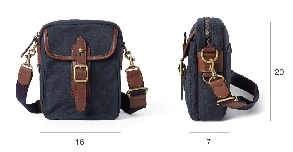 シルバーレイククラブ 9号帆布 ミニショルダーバッグ 16cm