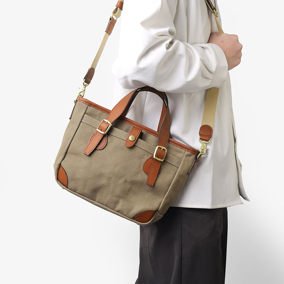 シルバーレイククラブ ヘリンボーン ドライビングトートバッグ 26cm