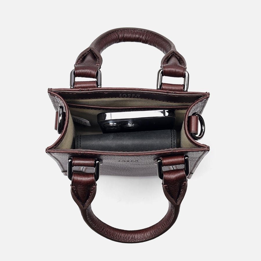 タケオキクチ イーサン レザーショルダーバッグ ミニ