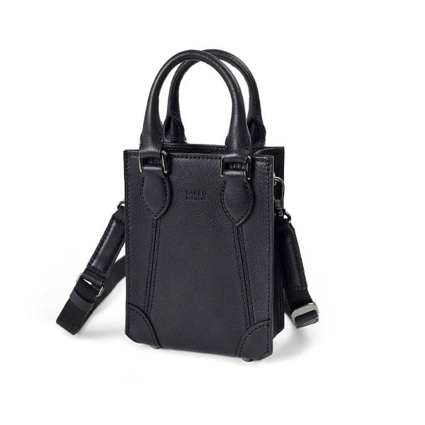 タケオキクチ イーサン レザーショルダーバッグ ミニ