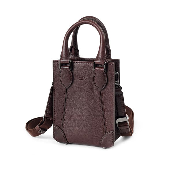 タケオキクチ イーサン レザーショルダーバッグ ミニ