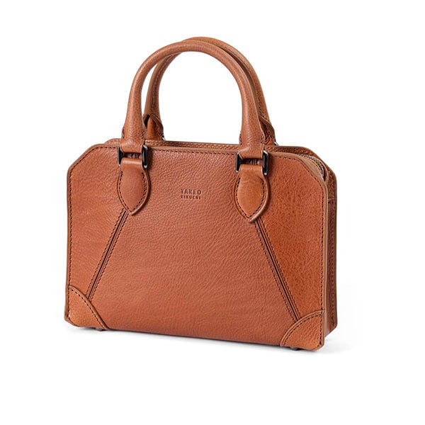 タケオキクチ イーサン レザーブリーフバッグ ミニ