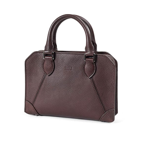 タケオキクチ イーサン レザーブリーフバッグ ミニ