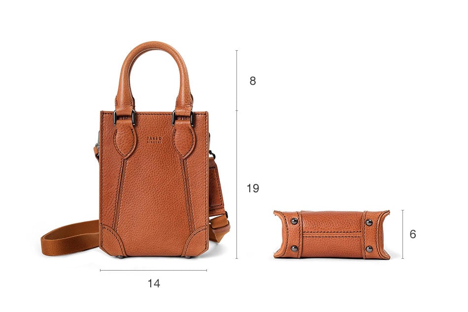 タケオキクチ イーサン レザーショルダーバッグ ミニ
