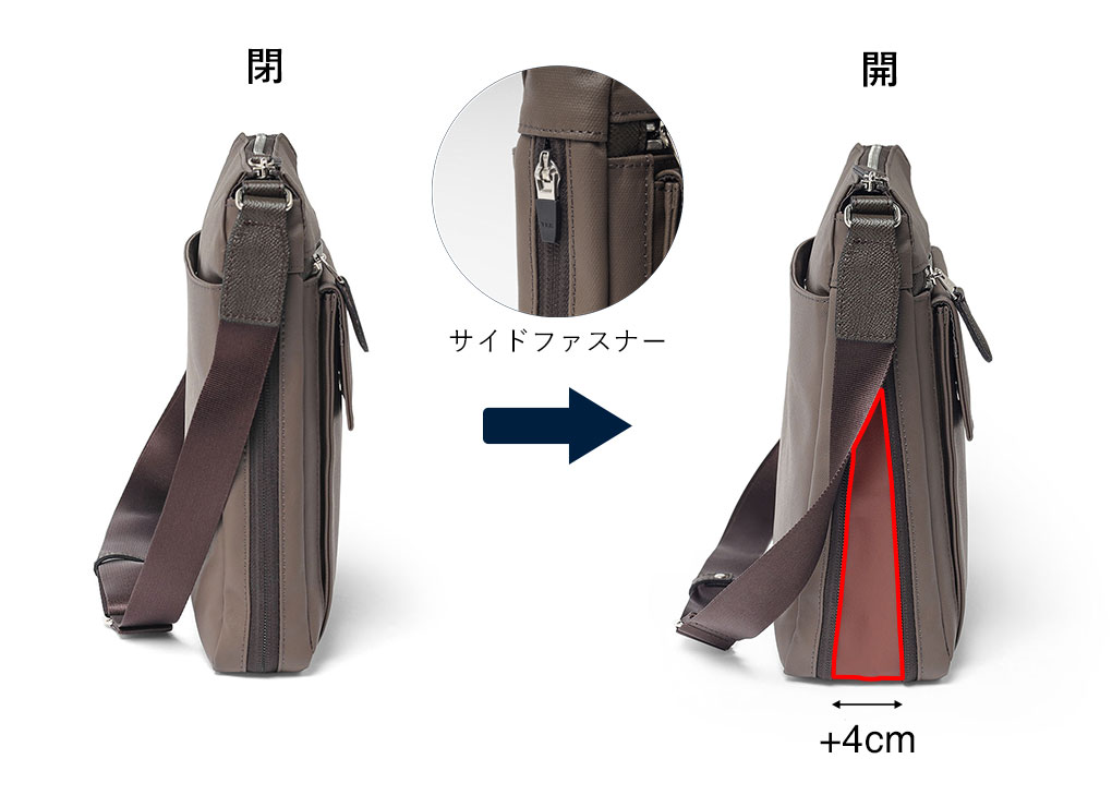 タケオキクチ エクスコート ショルダーバッグ B5 ヨコ型