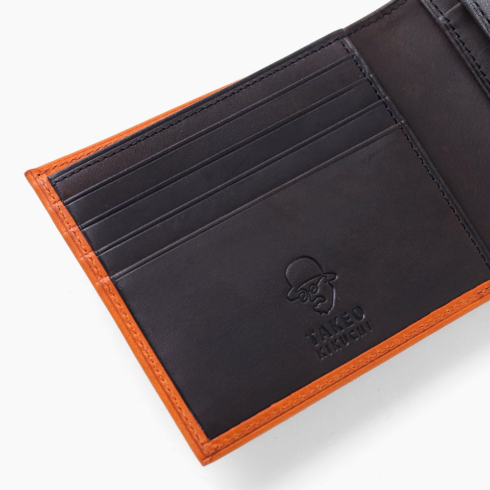 タケオキクチ ヘリテージ 二つ折り財布 カード段4