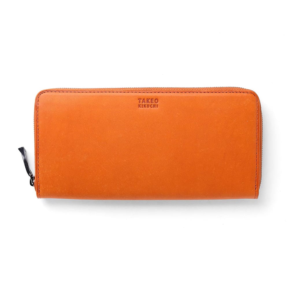 タケオキクチ ヘリテージ ラウンドファスナー長財布 カード段12